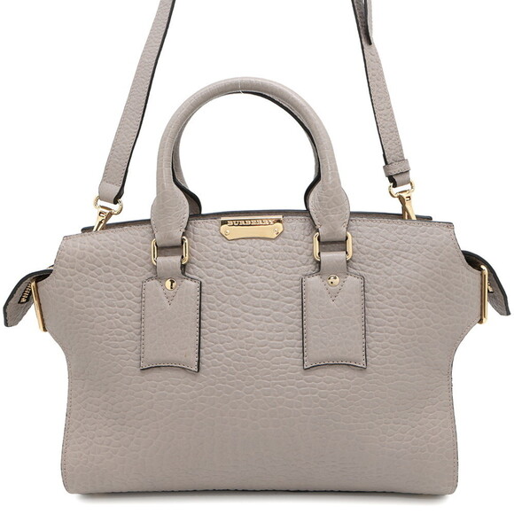 BURBERRY Gray Shoulder Bag - Picture 1 of 16